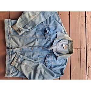 Vintage WRANGLER HERO Denim Trucker Jean Jacket Size XL RN#15101 Style 21152